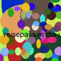 reisepass in die usa